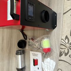 8KW Diesel Heater 12V , LCD, Auto Start-Stop, 1.5m Cord, High Altitude Mode for RV Camping Tent  Power supply extra 30 euro , but can be connected to a battery 12v or 24v