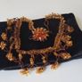 Hand Beaded Necklace & Ring /Amber Colour / A Nice Gift Image 7
