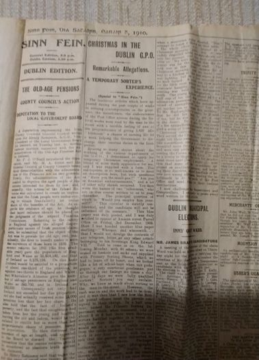 Sinn Fein Newspaper   Broadsheet