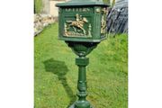 Cast Iron Freestanding Pole Post Box CH R 030