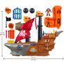 Fisher-Price Imaginext Preschool Toy Shark Bite Pirate Ship Playset with Figure & Accessories. Image 8
