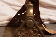 ceremonial floral scroll BRASS STIRRUP