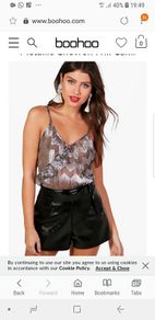 Brand new boohoo cami top