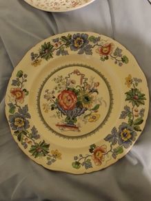 Antique Wall Hanging Plates 15 in the LOT
