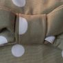 Stunning Vintage Polka Dot Dress Original 1950s Image 3