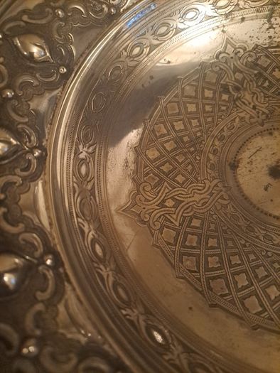 Beautiful Silver dish with handle