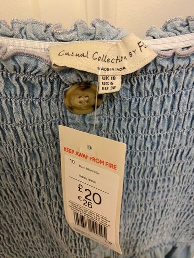 Denim Dress BNWT size 10