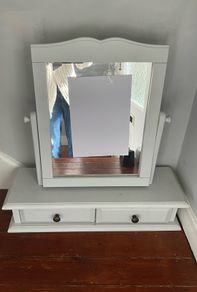 Swing Dressing Table Mirror with Drawers