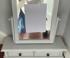 Swing Dressing Table Mirror with Drawers