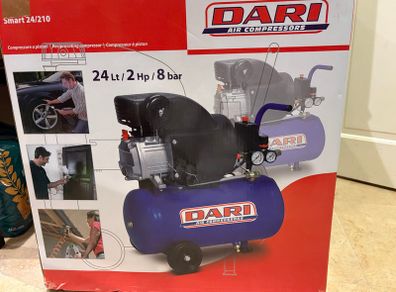 Dari air Compressor and assesories, brand new in box