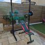 Squat Rack + weights and bench Image 5