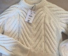 New Bershka Cable Knit Jumper.