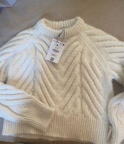 New Bershka Cable Knit Jumper.