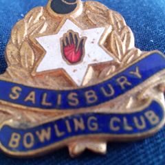 Salisbury Bowling Club Pin Badge.