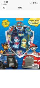 Paw Patrol Stuck on Stories interactive activity book set EUC