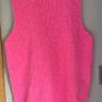 River Island Bright Pink wool tank top Size S BNWT Image 5
