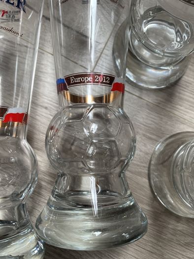 Paulaner Beer 6 glasses (Euro 2012)