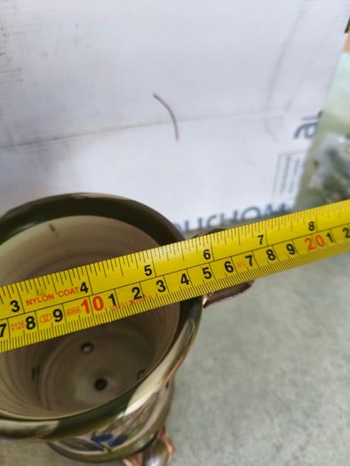 lovely handmade pottery Utensil Pot.