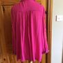 Monsoon Pink Long Sleeve embrodiered Blouse Size XL  includes post Image 3