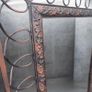Stunning Large Vintage Style Wrought Iron Wall or Garden Mirror Heavy Duty Image 3