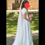 Custom made silk wedding dress Image 2