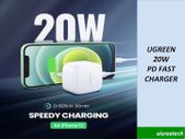 Ugreen 20w Pd Fast Charge Type-c Adapter Plug Iphone 12 iPhone 13 Charger