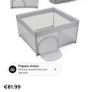 playpen Kinderkraft Ziki Playpen - Grey Image 7