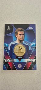 Match Attax 25/26 Juan Mata UCL Medal Winner Relic Card