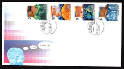1994 Great Britain Europa Medical Discoveries Commemorative Stamps Royal Mail Addressed Stamp First Day Cover (FDC)