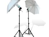 Umbrella continuous lighting kit