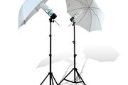 Umbrella continuous lighting kit