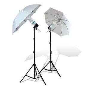 Umbrella continuous lighting kit