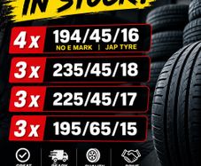 tyres part worn