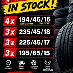 tyres part worn