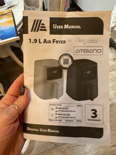 Ambiano Mini Air Fryer 1.9L