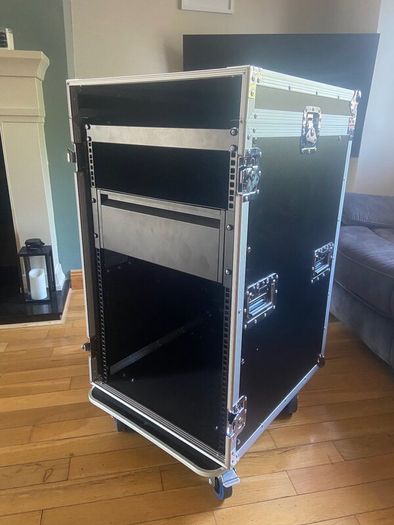 16u Heavy duty rack flightcase