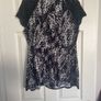 Roman Size 20 Wrap Top with Lace Detail BNWT Image 2