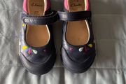 clark's leather shoe