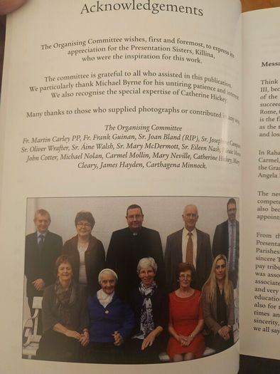 Killina Co Offaly Presentation Convent Killina. 1817-2017. A Celebration Of 200 Years Of Service . Paperback In Good Condition.  See Photos For Same.