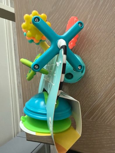 Sassy Teethe and twirl sensory highchair baby toy