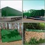 Tarpaulin PVC waterproof heavy duty 670g/mGreen,Reinforced Eyelets,Weatherproof, dust,snow,UV,cover for Outdoor Groundsheet Chicken Roof pool pond Building Caravan Lorry Boat tarp (2M x 3M) Image 7