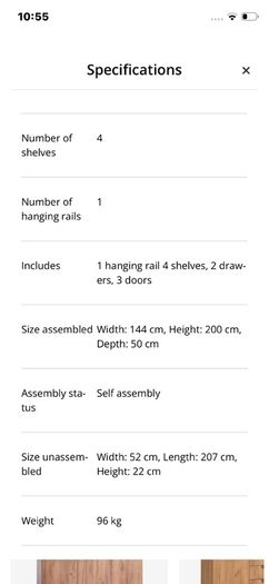 Large wardrobe