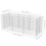 Gabion Raised Bed Steel 270x90x100 cm Image 4