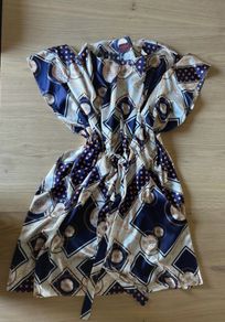 100% Silk Kaftan Handmade Kaftan Dress New