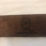 100% Authentic Alexander McQueen Brown Leather Belt Image 6