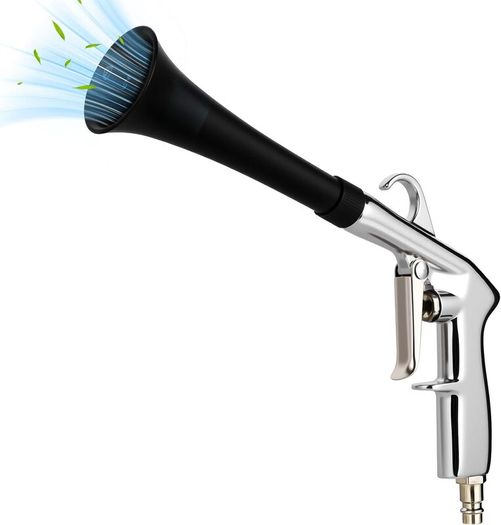 Car Cleaning Gun, Detailing Interior Dryer Air Blow Gun, Classic Air Blow Gun, High Pressure Compressed Dry Blow Gun for Interior Automobile Upholstery Carpets Tables and Chairs