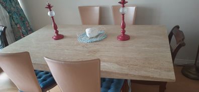 Marble dining table