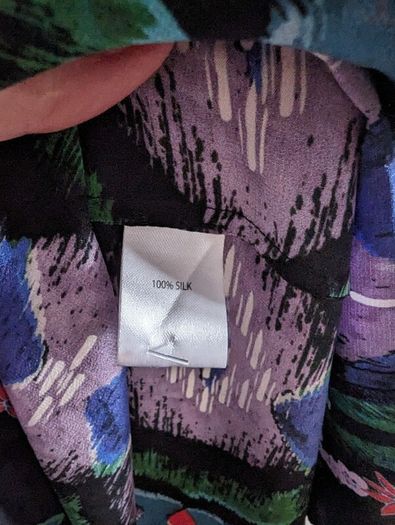 High brand silk dress y Saloni