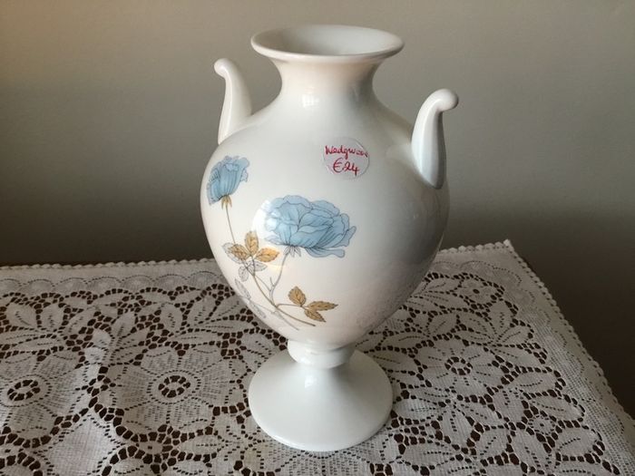 Wedgwood Ice Rose bone china urn