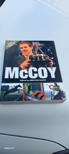 Tony McCoy's signed book, 20 times champion jockey, legend of a jockey in horse racing ,,collectors item.